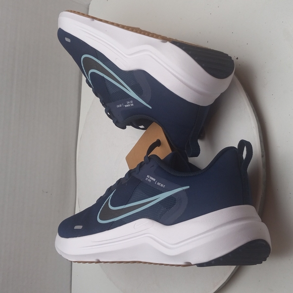 Nike Downshifter Mens Sz 11 Running Training Shoes Midnight Navy Blue - Picture 10 of 10